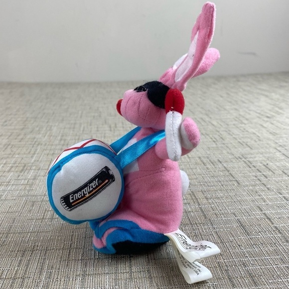 Vintage 1997 Eveready Energizer Bunny Battery Powered Plush 7" Beanbag Toy - Picture 4 of 9